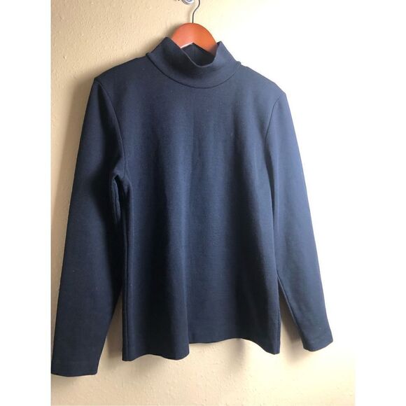 Collection Point Of View Turtleneck Pull Over Sweater Merino Size M - Picture 2 of 7